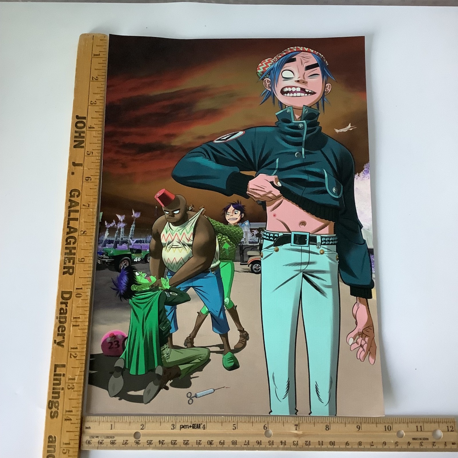 Gorillaz Band Poster Print “Aries” Song Machine Professional Inkjet Paper 14×10