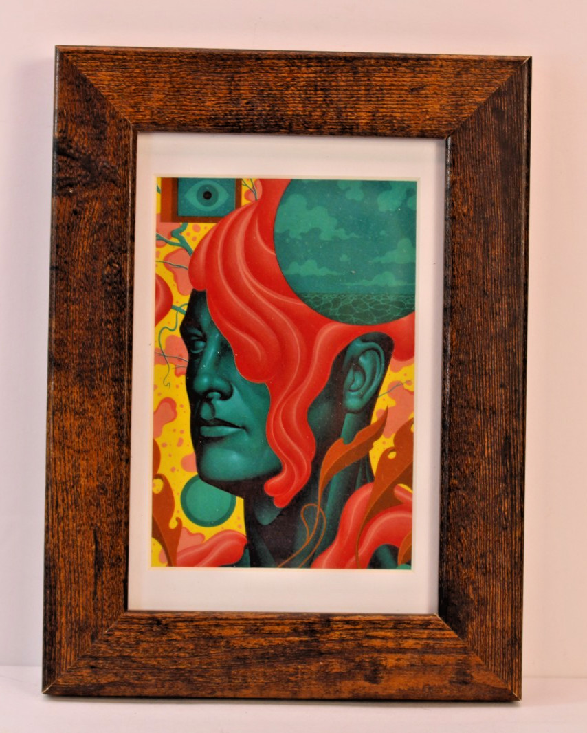 Morpheus (Greek God over Dreams & Sleep) by Boris Pelcer MINI Art 5.5×7.5″ EUC