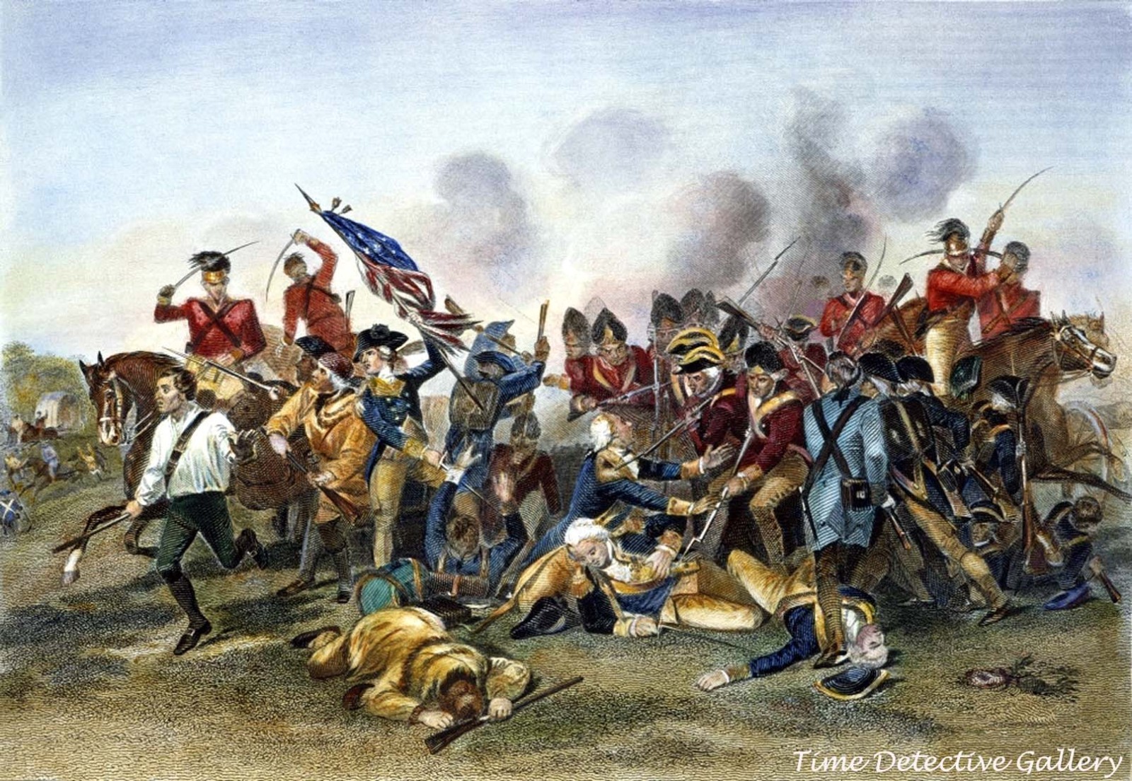 “The Battle of Camden, South Carolina”- Revolutionary War Print