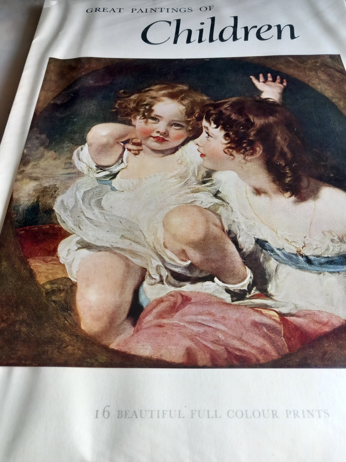 Great Paintings of Children 16 Art Prints Book – Express Art -Colour Print s