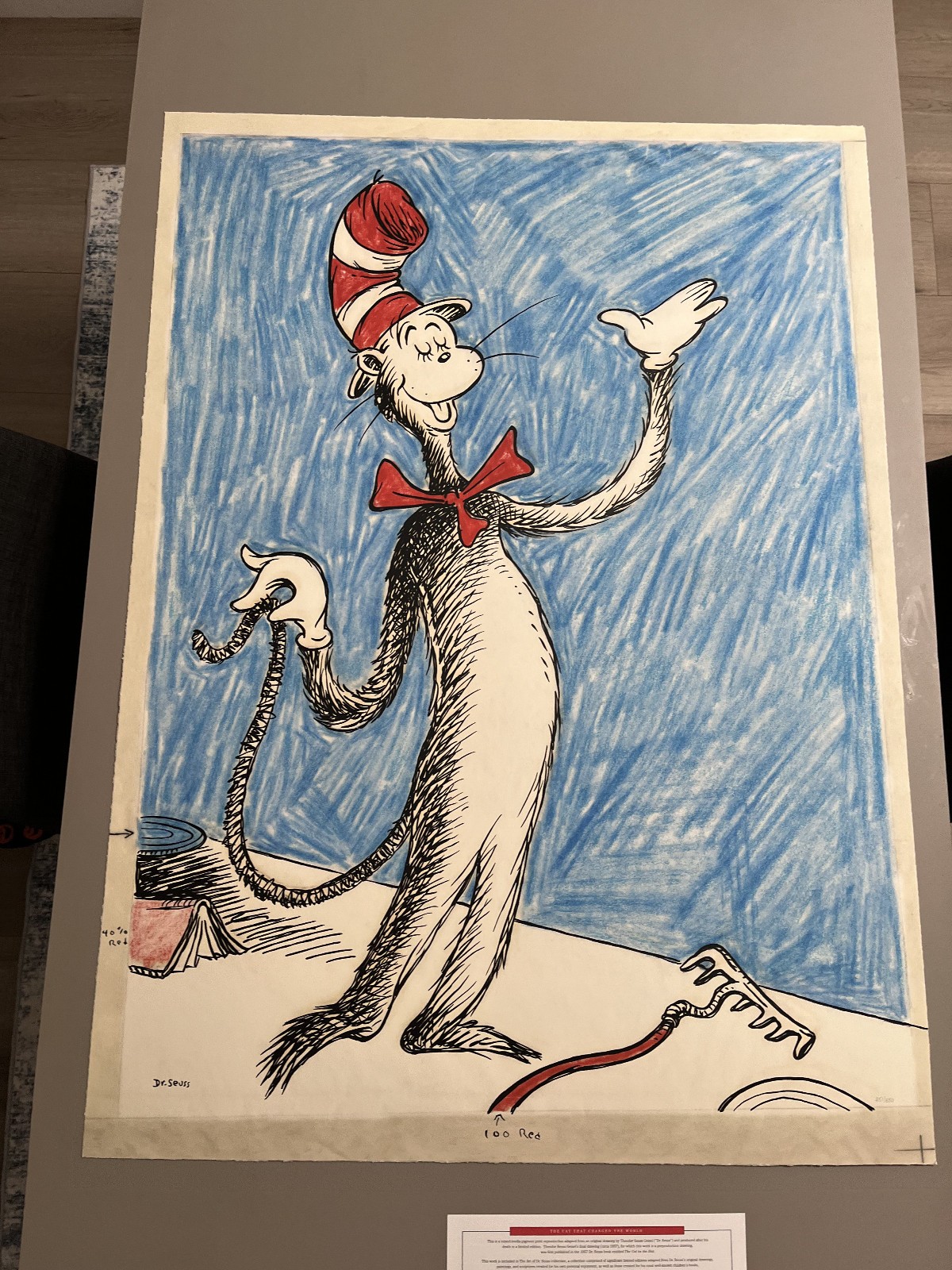 Dr. Seuss Art The Cat That Changed The World – 70% OFF!! retail price of $10,500