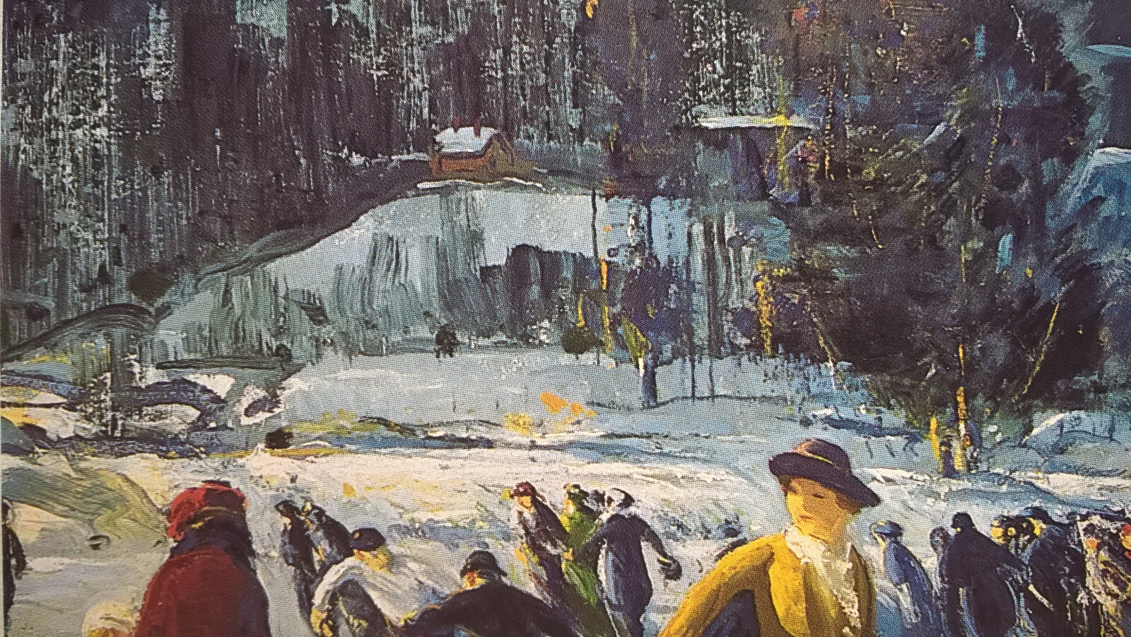 George Bellows Matted Print LOVE OF WINTER New York Aschan School Realism Art