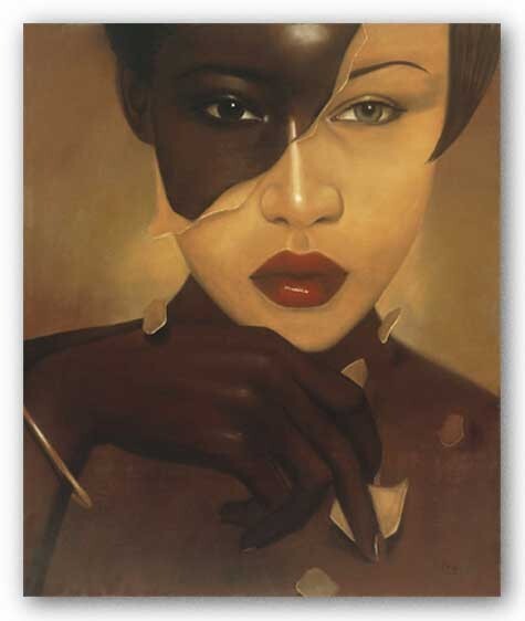 The Skin I’m In Laurie Cooper African American Art Print 19″ x 24 7/8