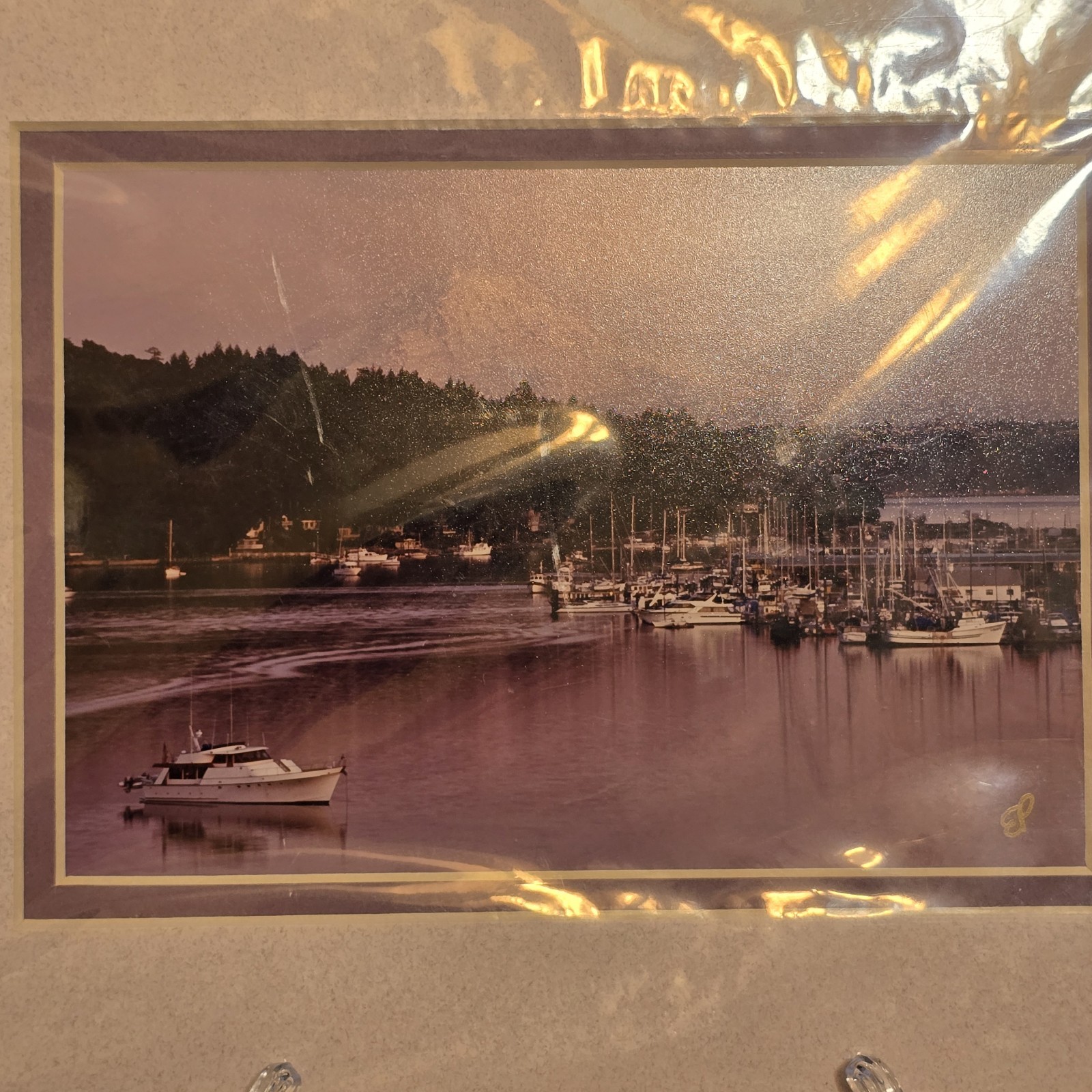 Gig Harbor Bay Evening South Puget Sound WA By ELKA PETERSON signed