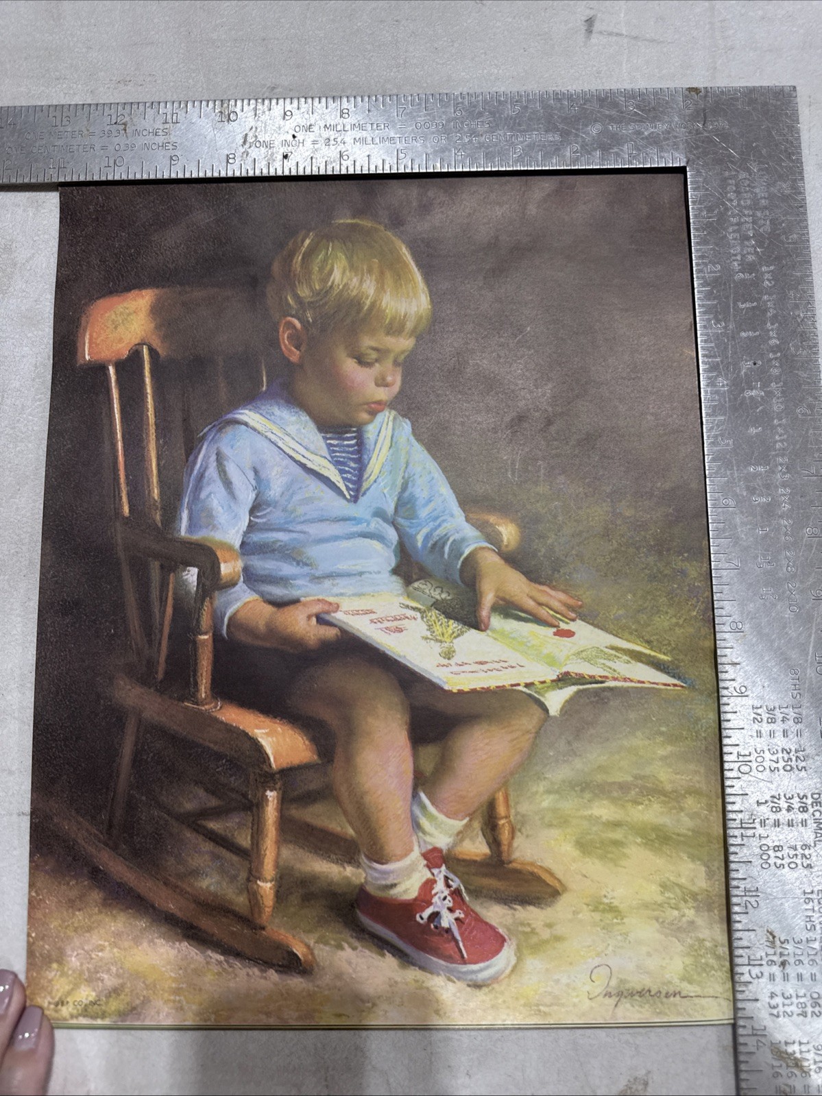 VINTAGE J. INGWERSEN GRETCHEN AND GARY ART SIGNED PRINTS, SET OF 6, 11″ x 14″