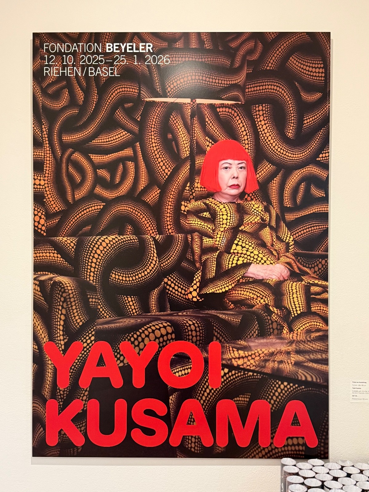 YAYOI KUSAMA 2026 Print Poster 128cm x 90cm Magno Satin Paper 150gsm BRAND NEW