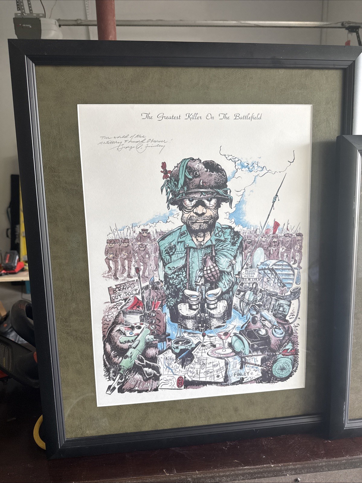 Vintage George Finley Military Print