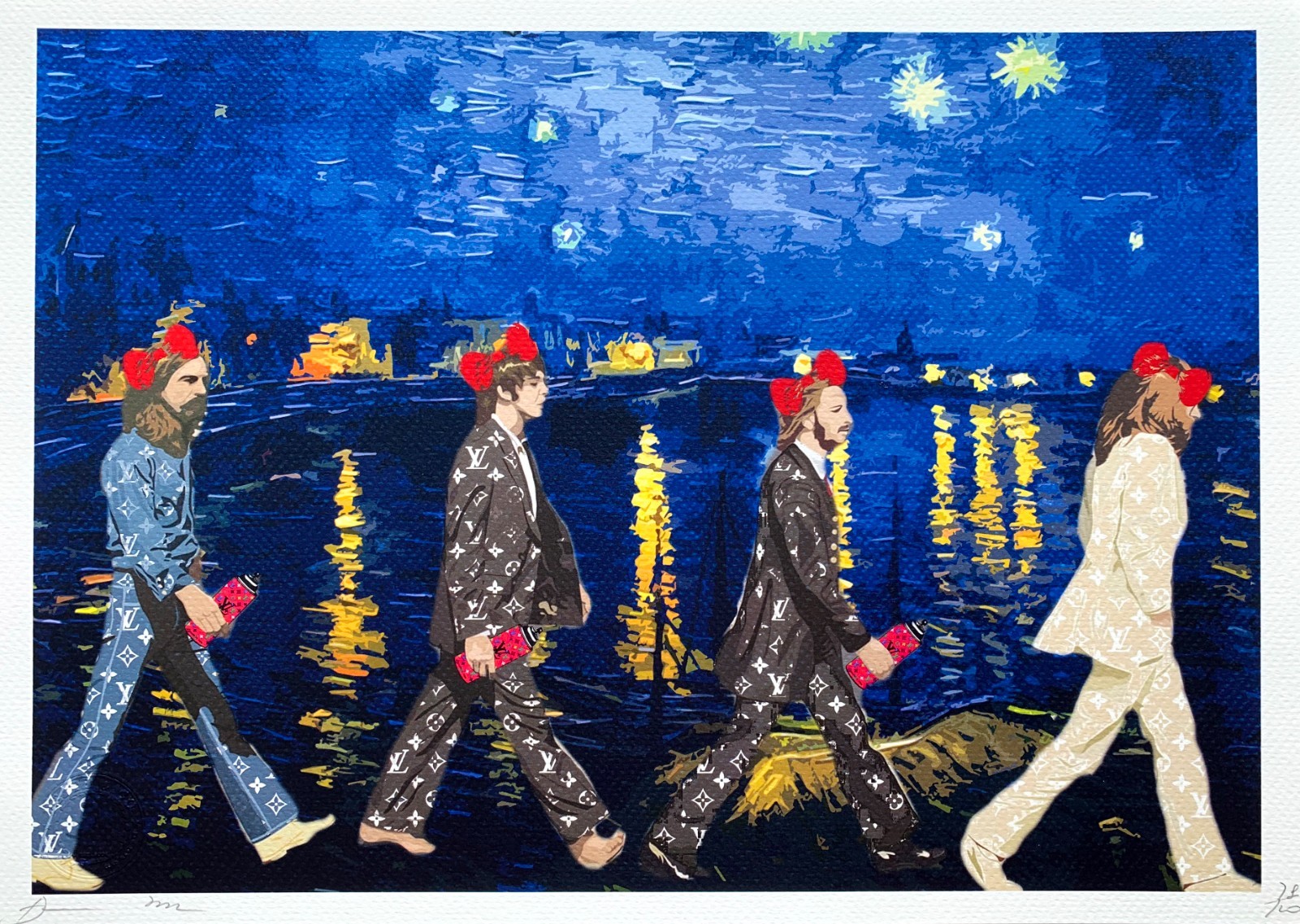 Death NYC “Beatles” original signed limited edition print with COA