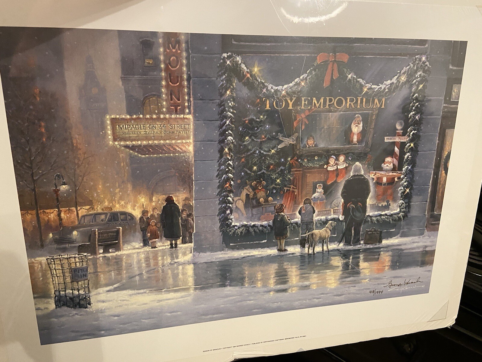 George Kovach, Season Of Miracles, Hand Signed/Numbered Print 48/1994