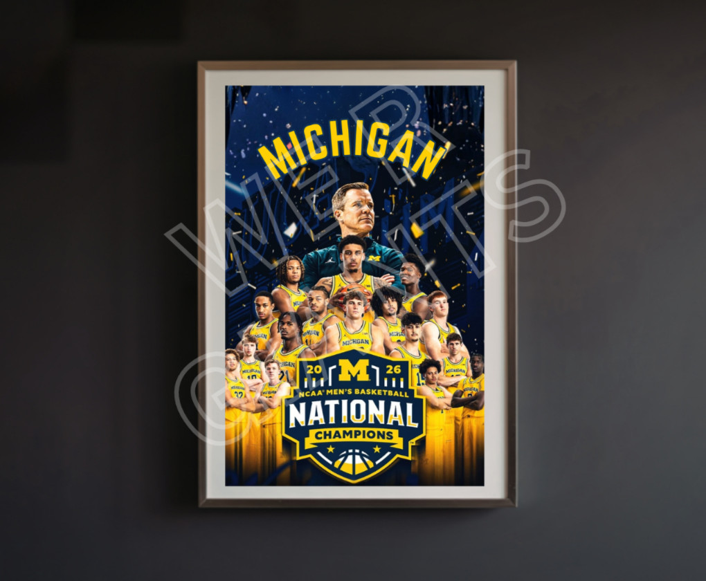 Michigan National Champions Art Print 11×17