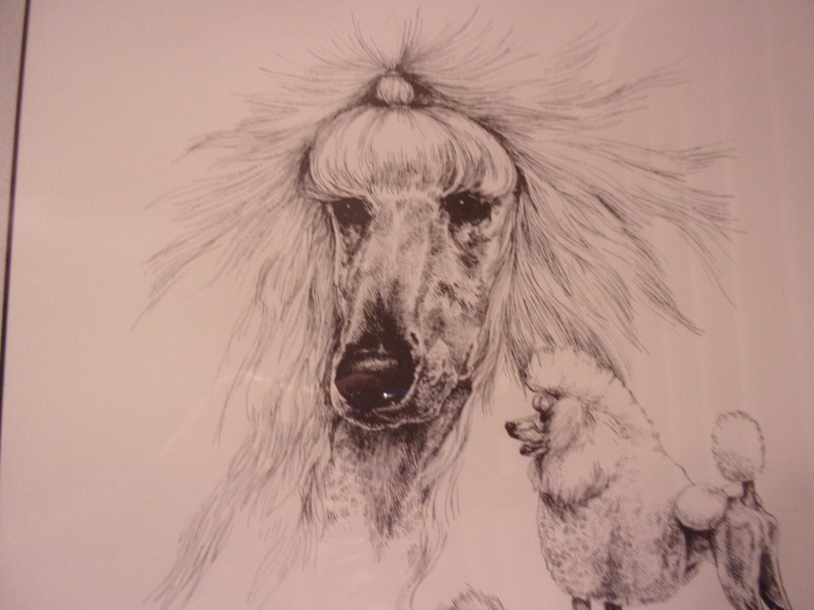 Poodle Variety Print – Lyn St. Clair Stubbs – SIGNED/Numbered/Cust.Framed – Mint
