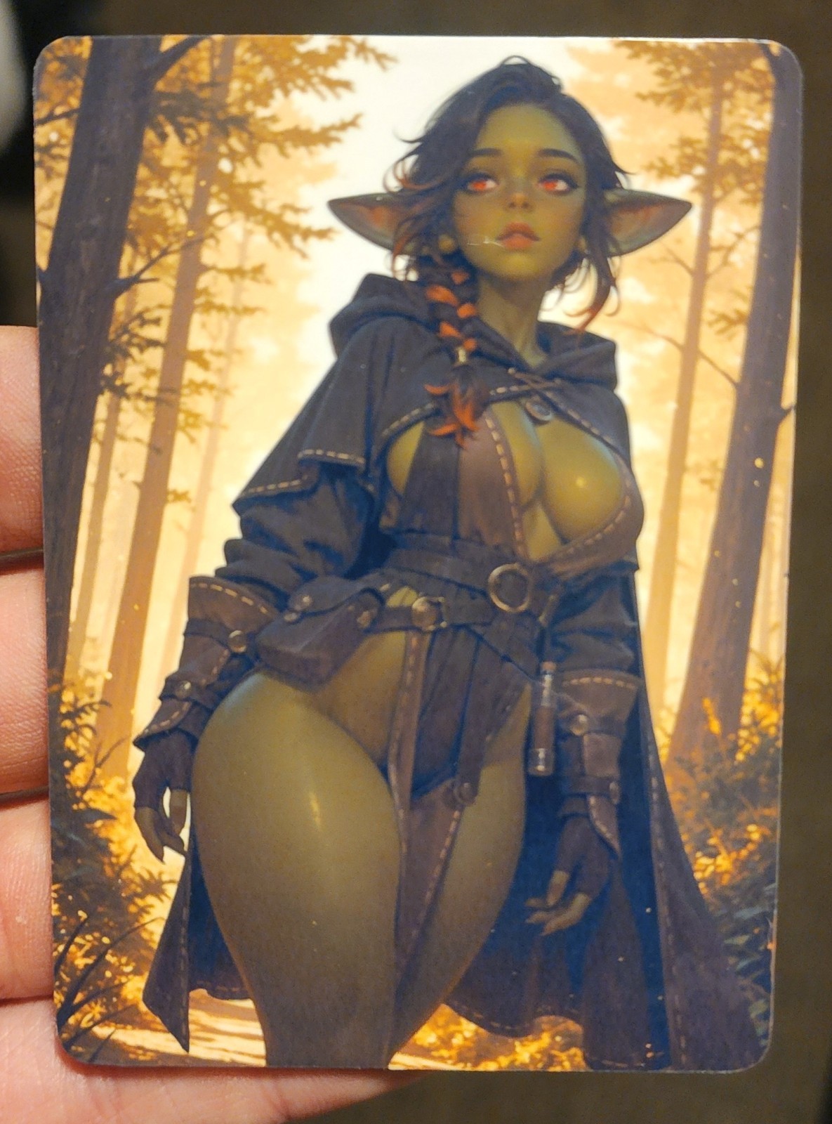 Girl # 402 Goddess Story Full Art Glossy Anime Art Print Card Waifu ACEO