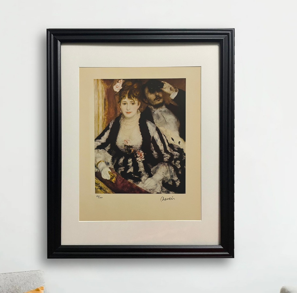 Pierre-Auguste Renoir Hand-Signed Original Print With COA & +$3500 USD Appraisal