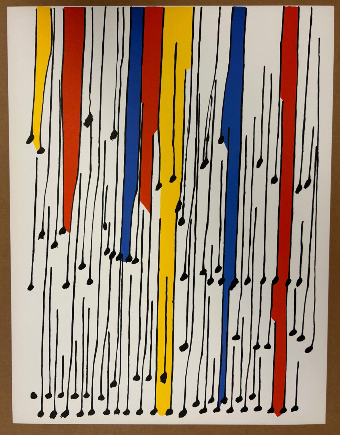Raindrops, c. 1975 by Alexander Calder Lithograph Wove Paper Art Print 19.5×25.5