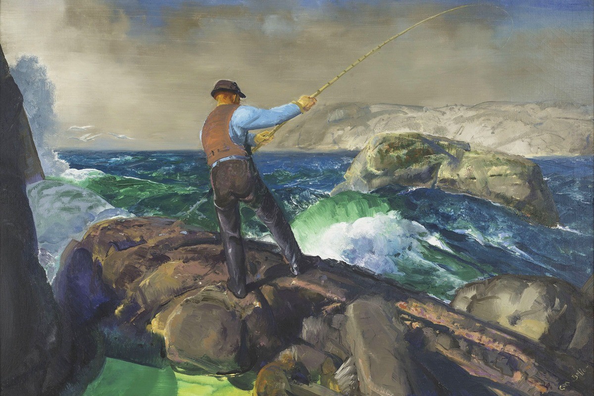 George Bellows – The Fisherman – Art Print on Paper or Canvas