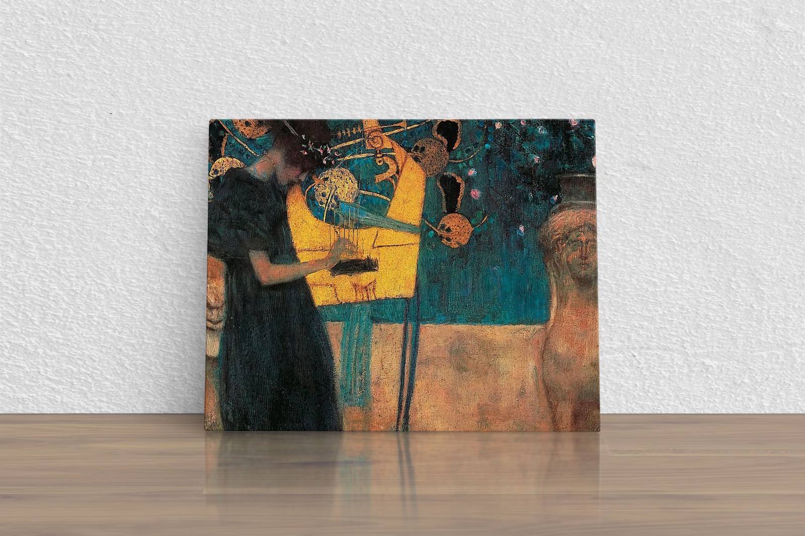 Gustav Klimt “Music I” Canvas Print Wall Art Home Decor