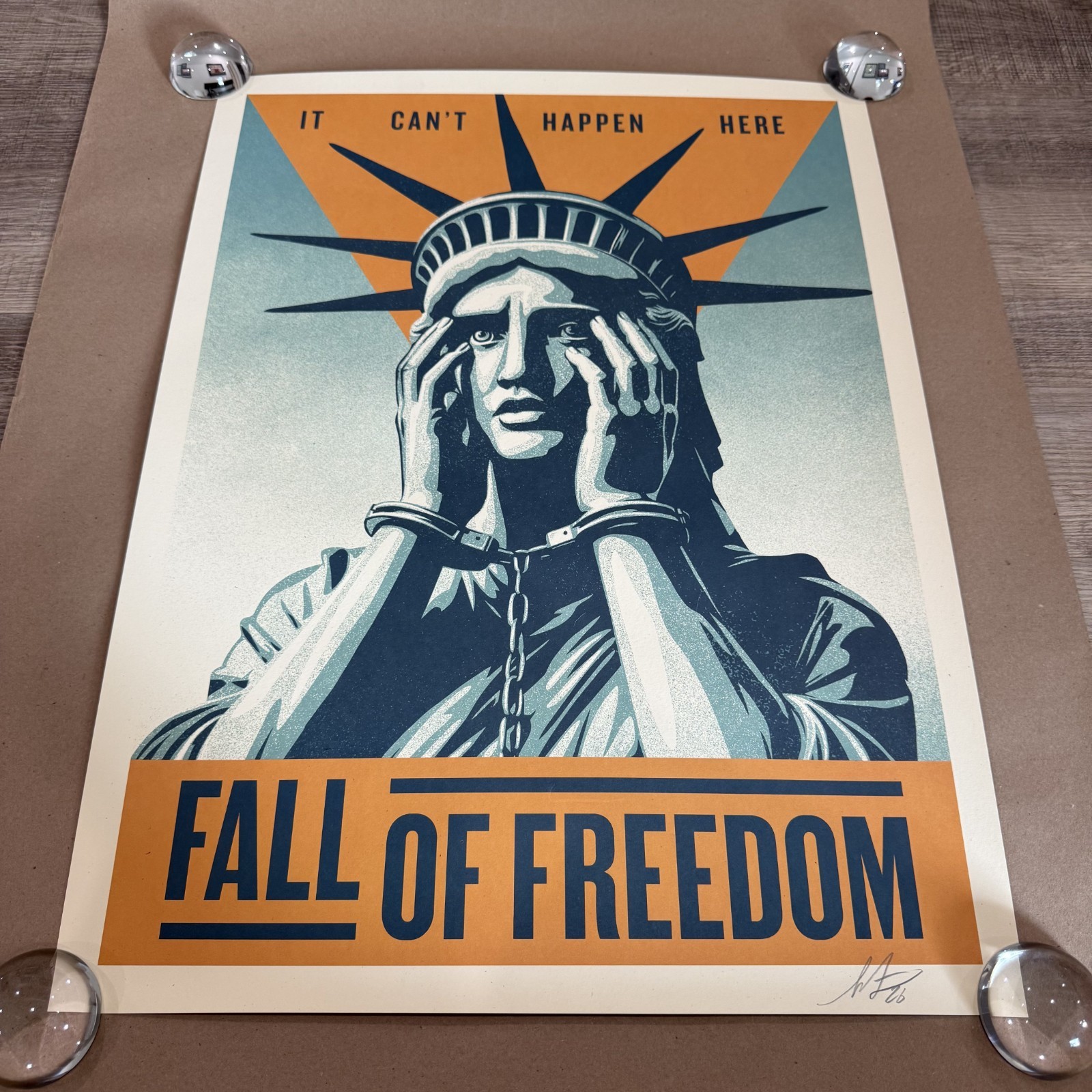 Obey It Can’t Happen Here Offset Lithograph Shepard Fairey Signed 2026