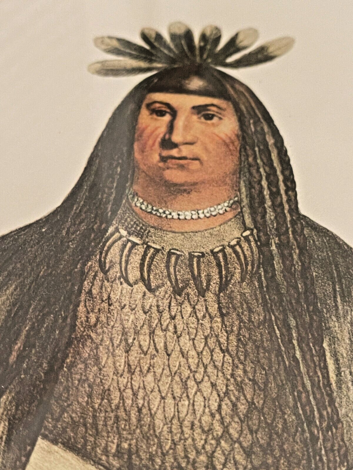 WA-NA-TA GRAND CHIEF OF THE SIOUX Professionally Framed Native American Print