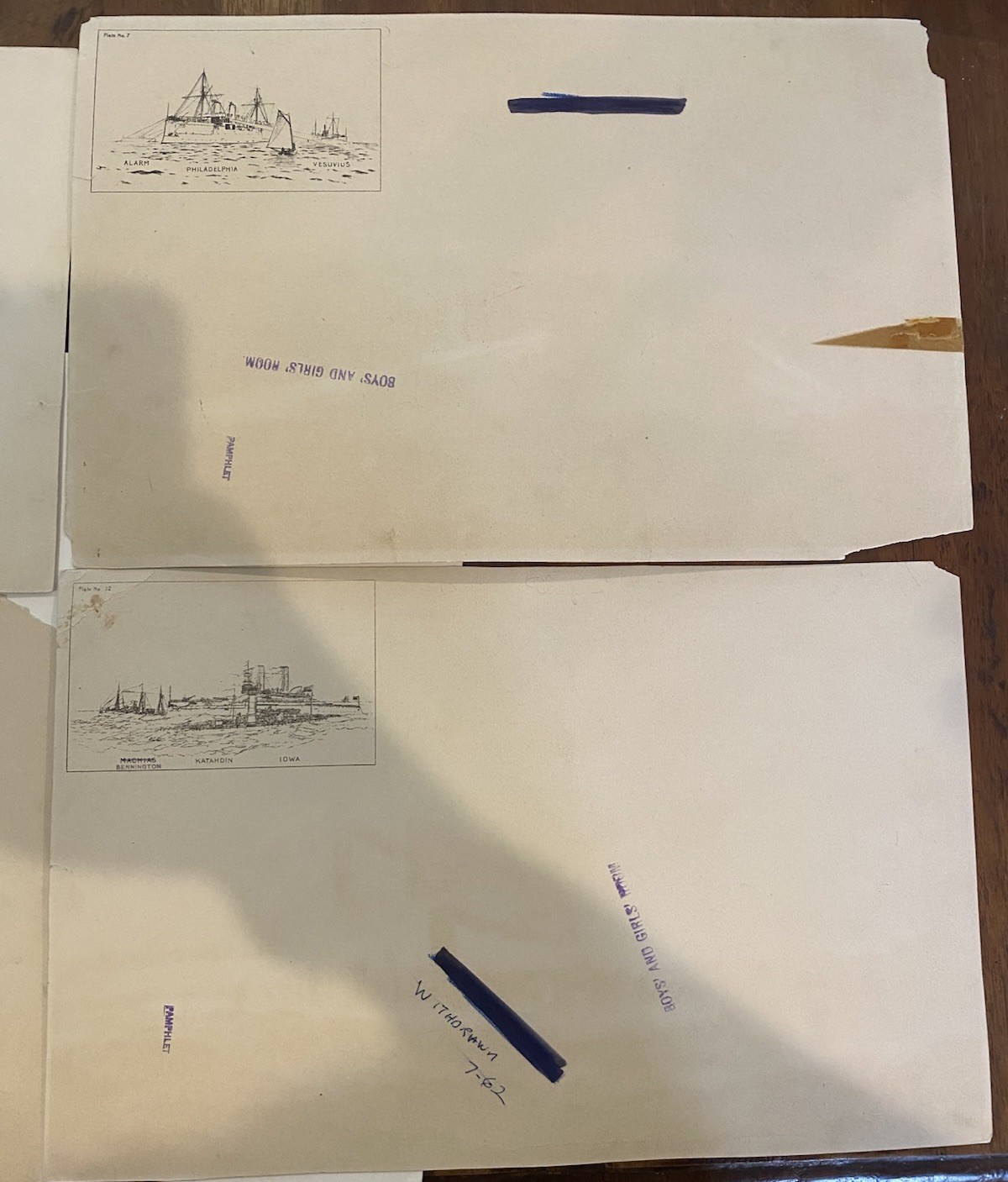 10 Fred S Cozzens Our Navy Chromolithographs 1894 Antique Naval Ship Prints