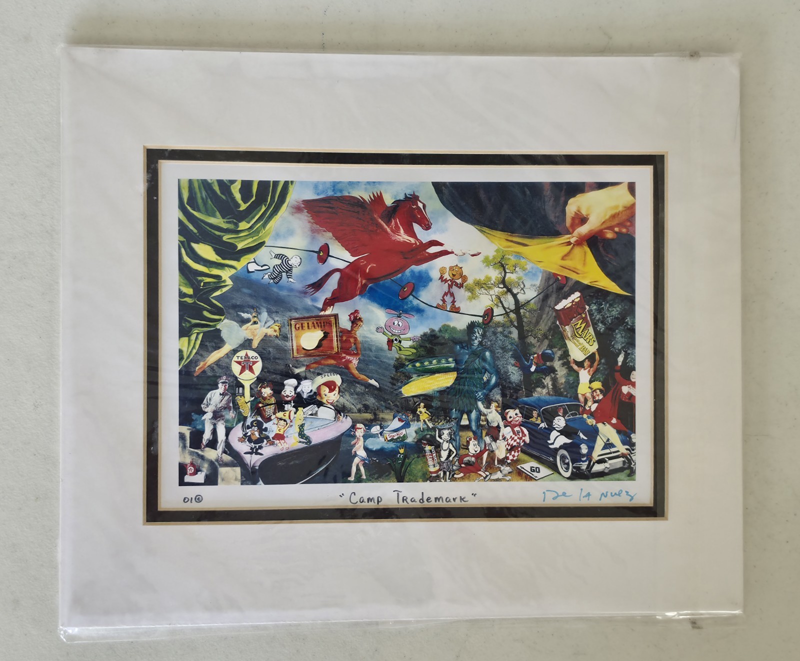 Nelson De La Nuez ‘Camp Trademark’ 2001 SIGNED Matted Limited Edition Art Print
