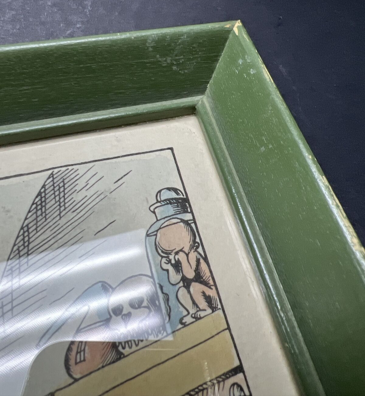 Old French Satirical Cartoon Litho PV P Folli Medical Humor L’errorel