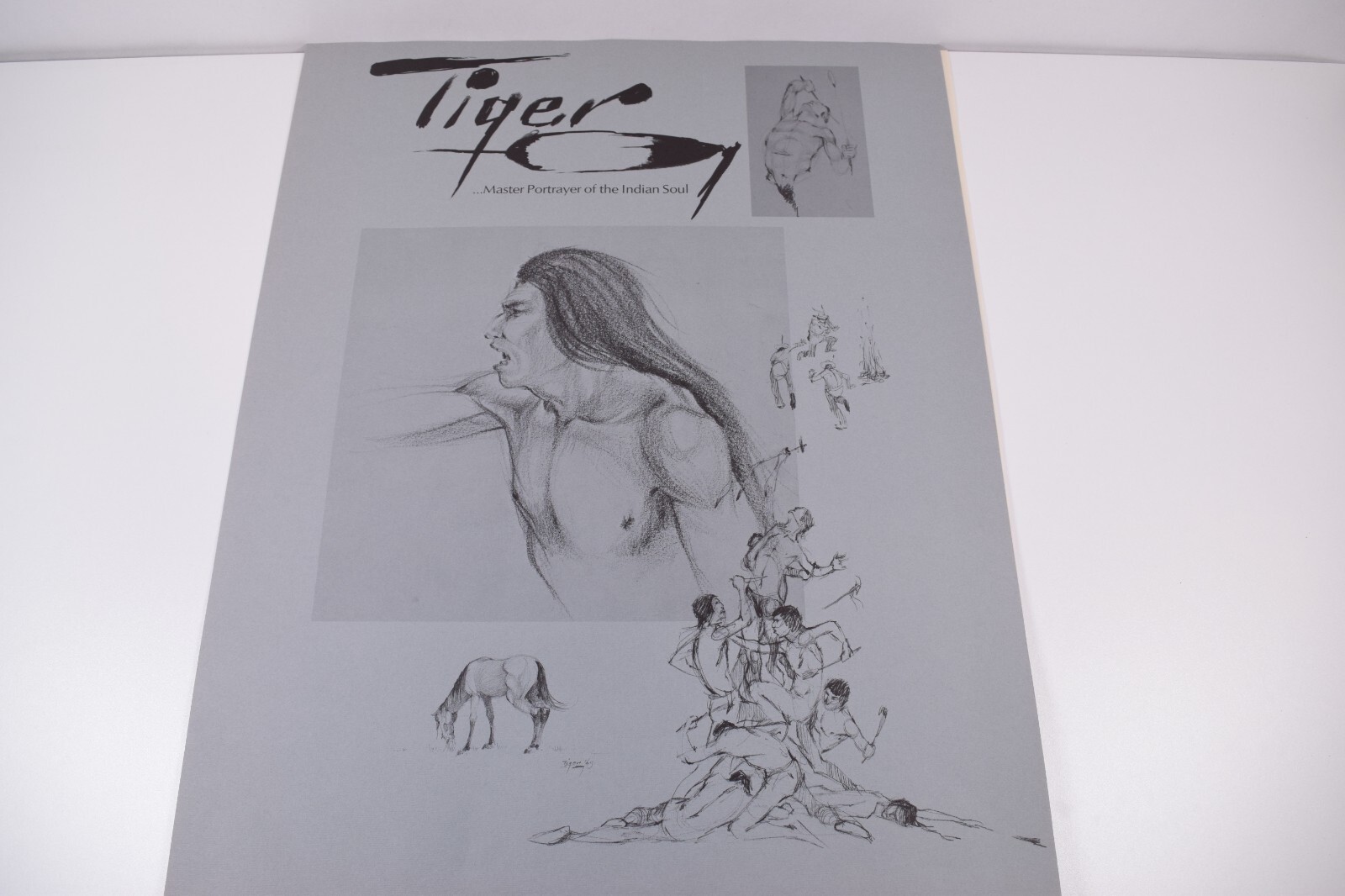 Jerome Tiger Art Company 4 Page 18 1/4″ X 22 3/4″ Lithography Bio-Portfolio