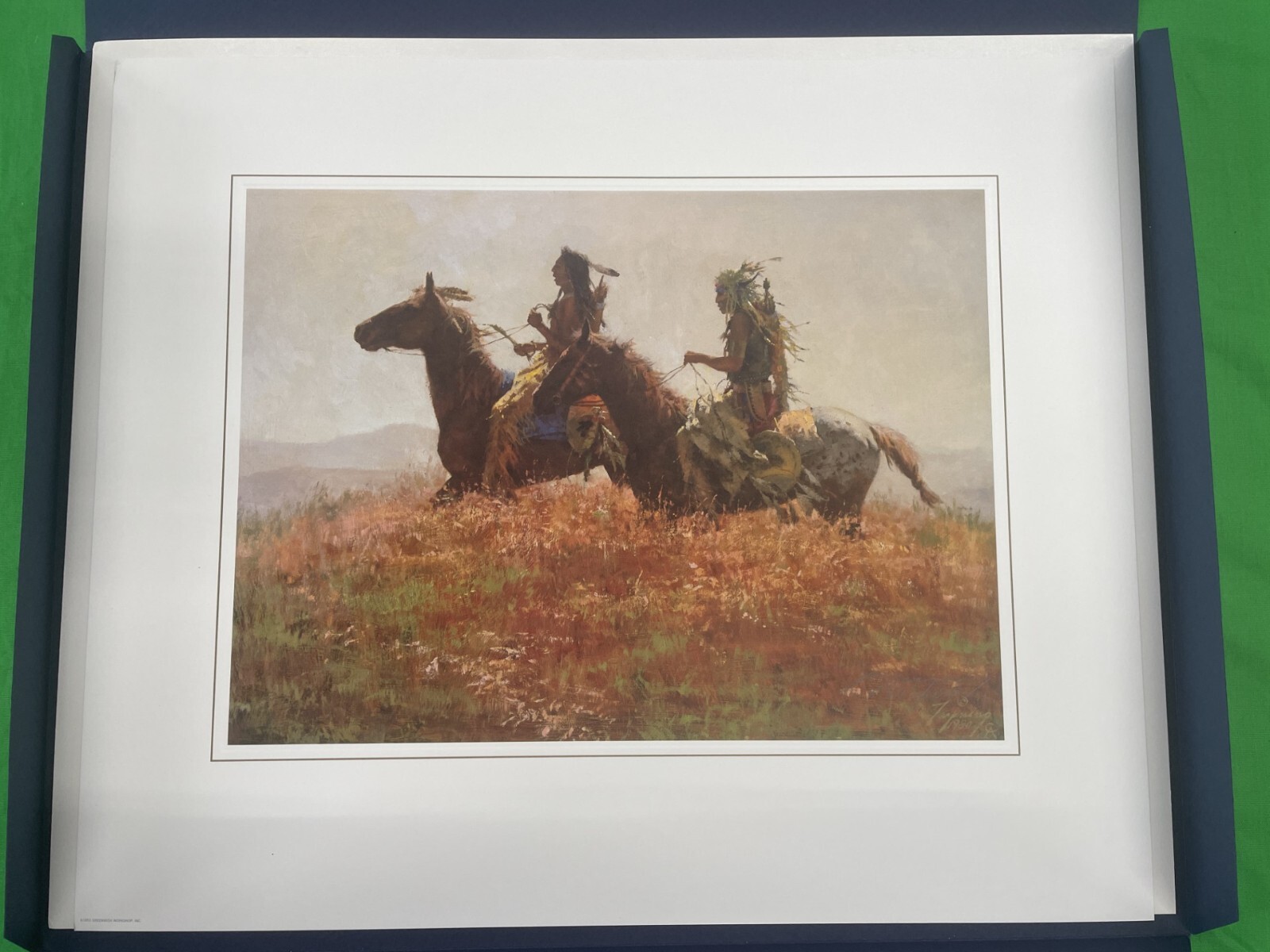 Howard Terpning “Shoshonis” LE litho paper S&N # 442/1000 COA