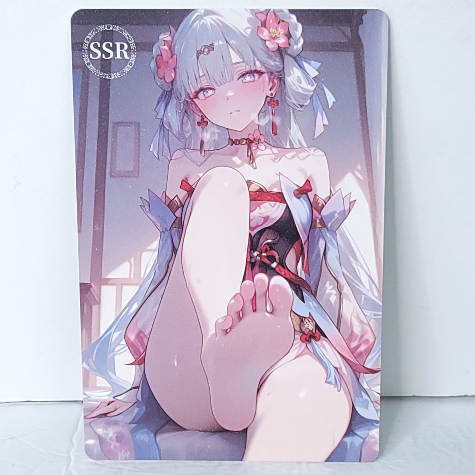 Jinhsi Feet SSR Waifu Card Anime Girl Wall Art Oversized Board A5