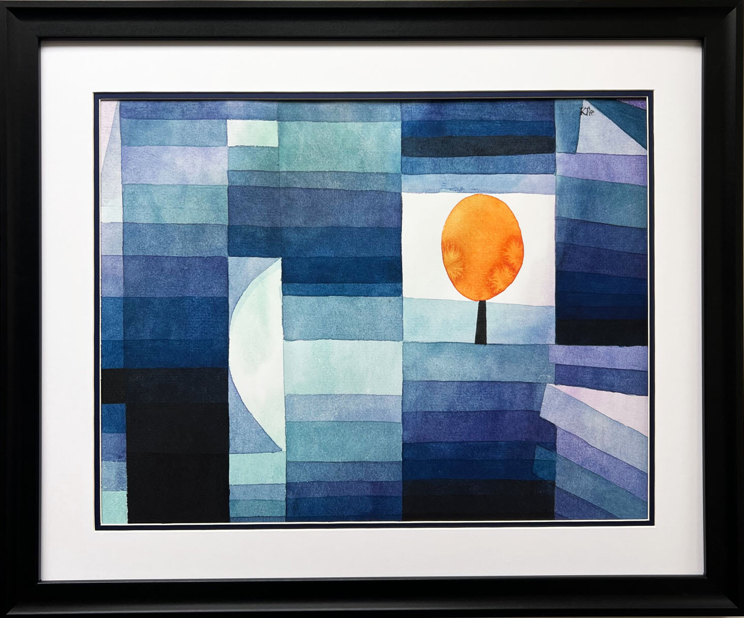 Paul Klee “The Harbinger of Autumn” NEWLY CUSTOM FRAMED Print Art Expressionism