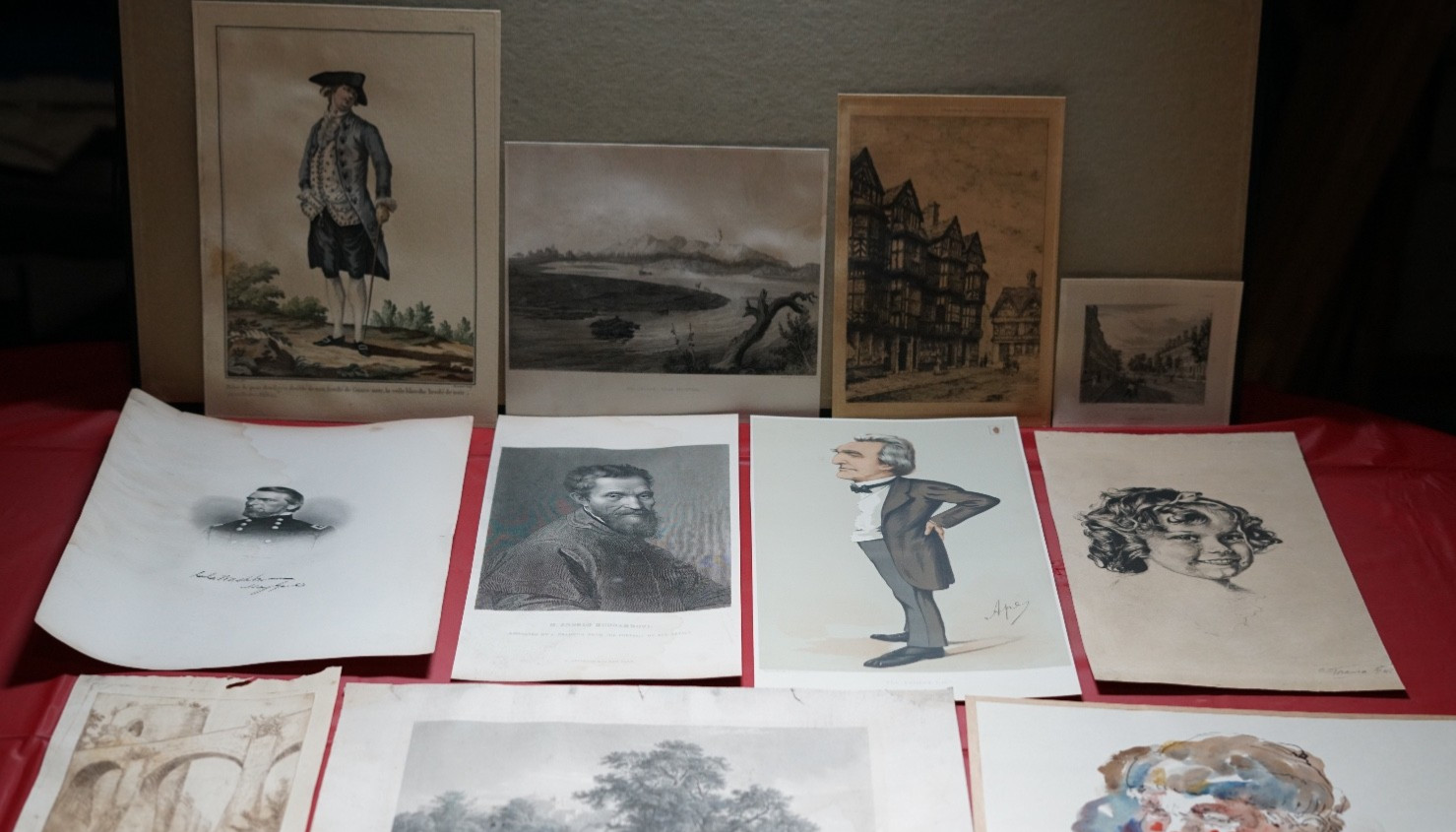 Fine Antique Art Engravings Paper Prints – Collection of 11