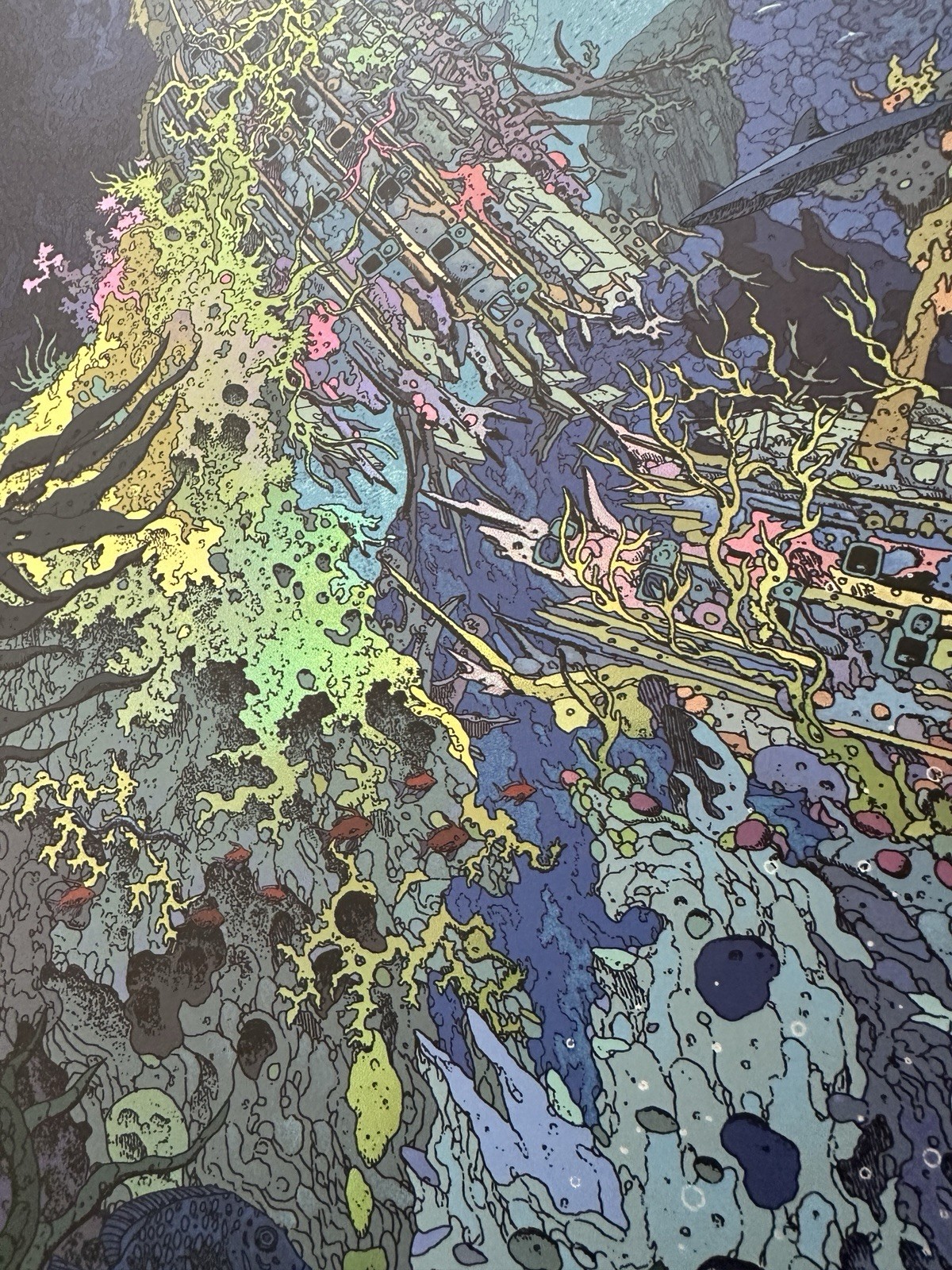 Kilian Eng – The Last Harbor – Holographic Foil Var 18×24 in giclee ed of 30