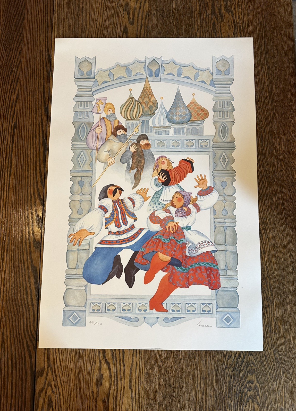 Barbara Lavallee Signed “Russia Alaska Reunion” Lithograph Set original package