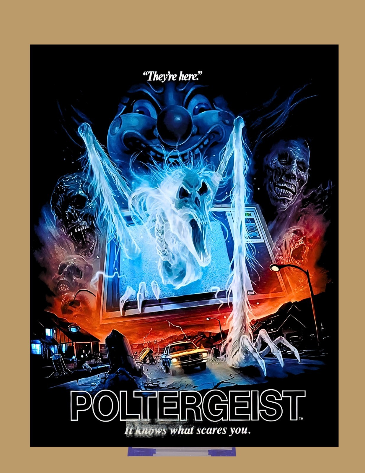 Poltergeist Horror Movie Poster Art Print 8.5×11 Classic Horror