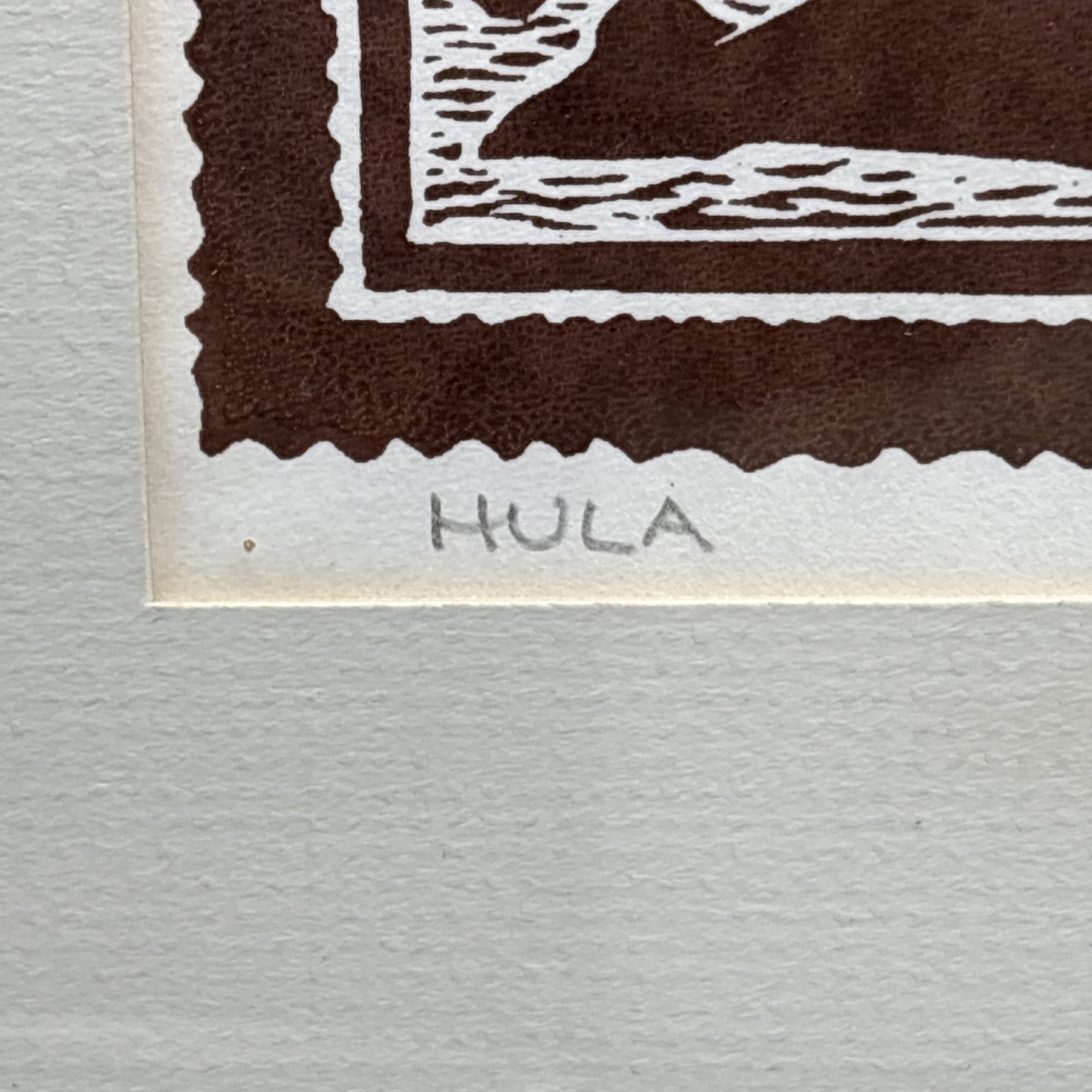 Dietrich Varez Signed Vintage 1991 Hawaiian Woodblock Print Set Hula Pele Framed