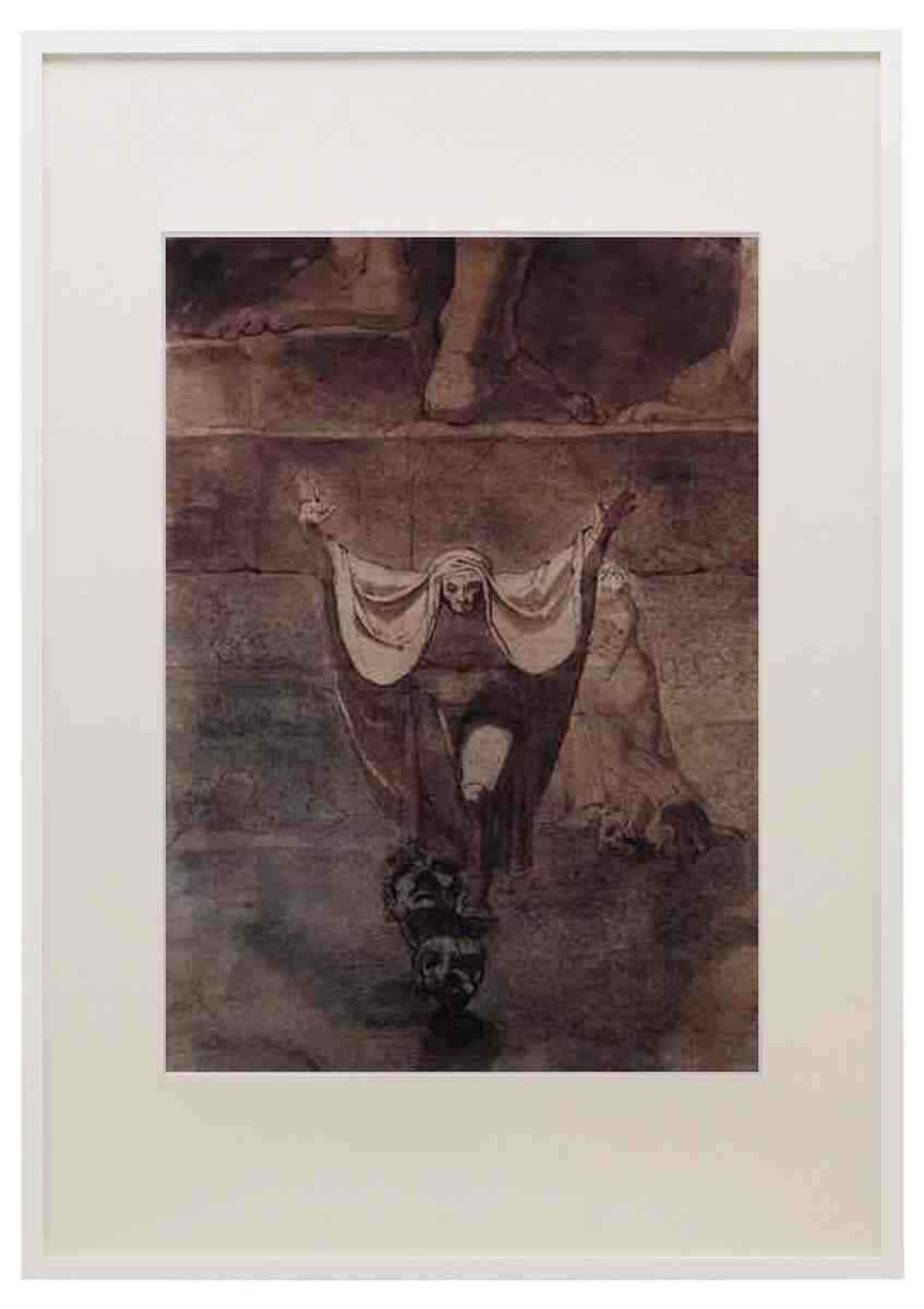 Fuseli John Henry Dante And Virgil On The Ice Of Kocythos A3 A4 Framed Print Pi