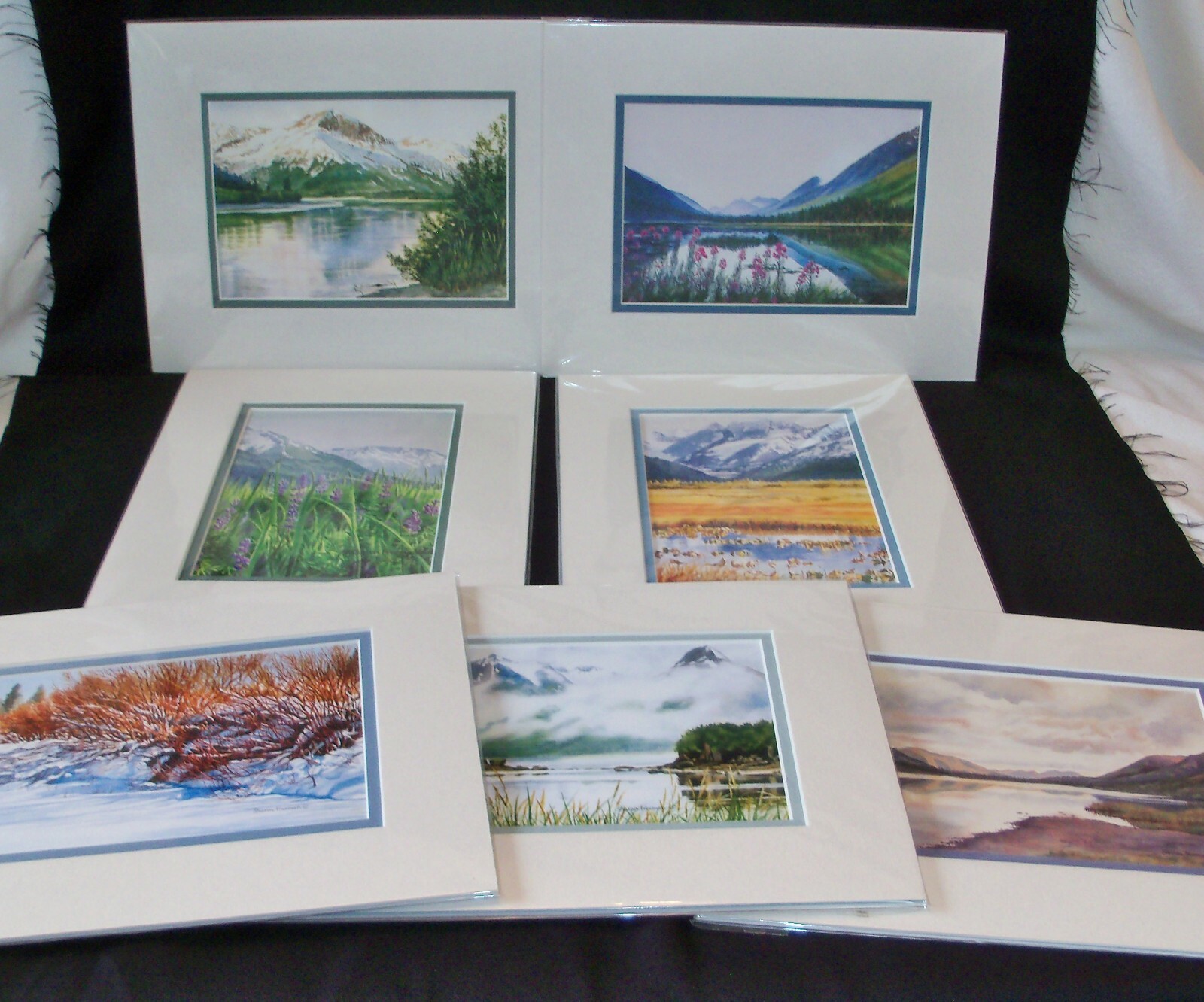 SHARON FREEMAN WATERCOLORIST PRINT “COASTAL MIST” FROM SCENIC ALASKA AREA