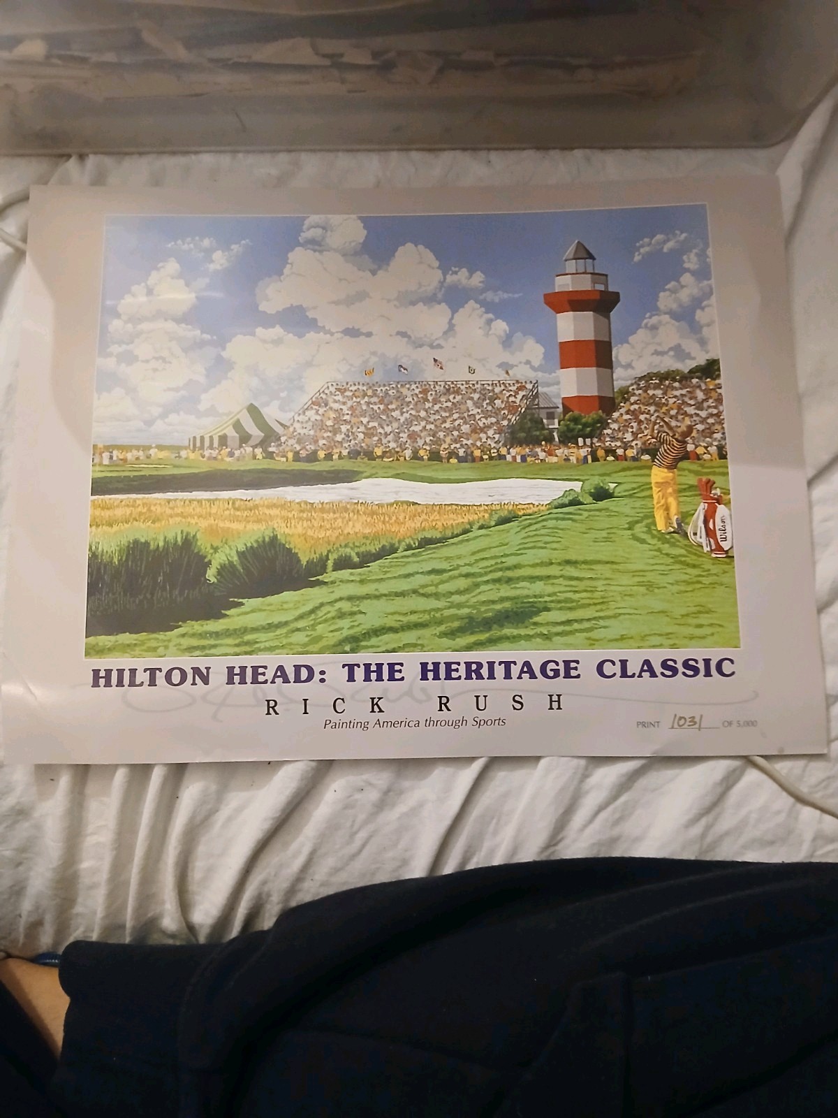 “Rick Rush Heritage Classic Golf _ Hilton Head Collectible Signed