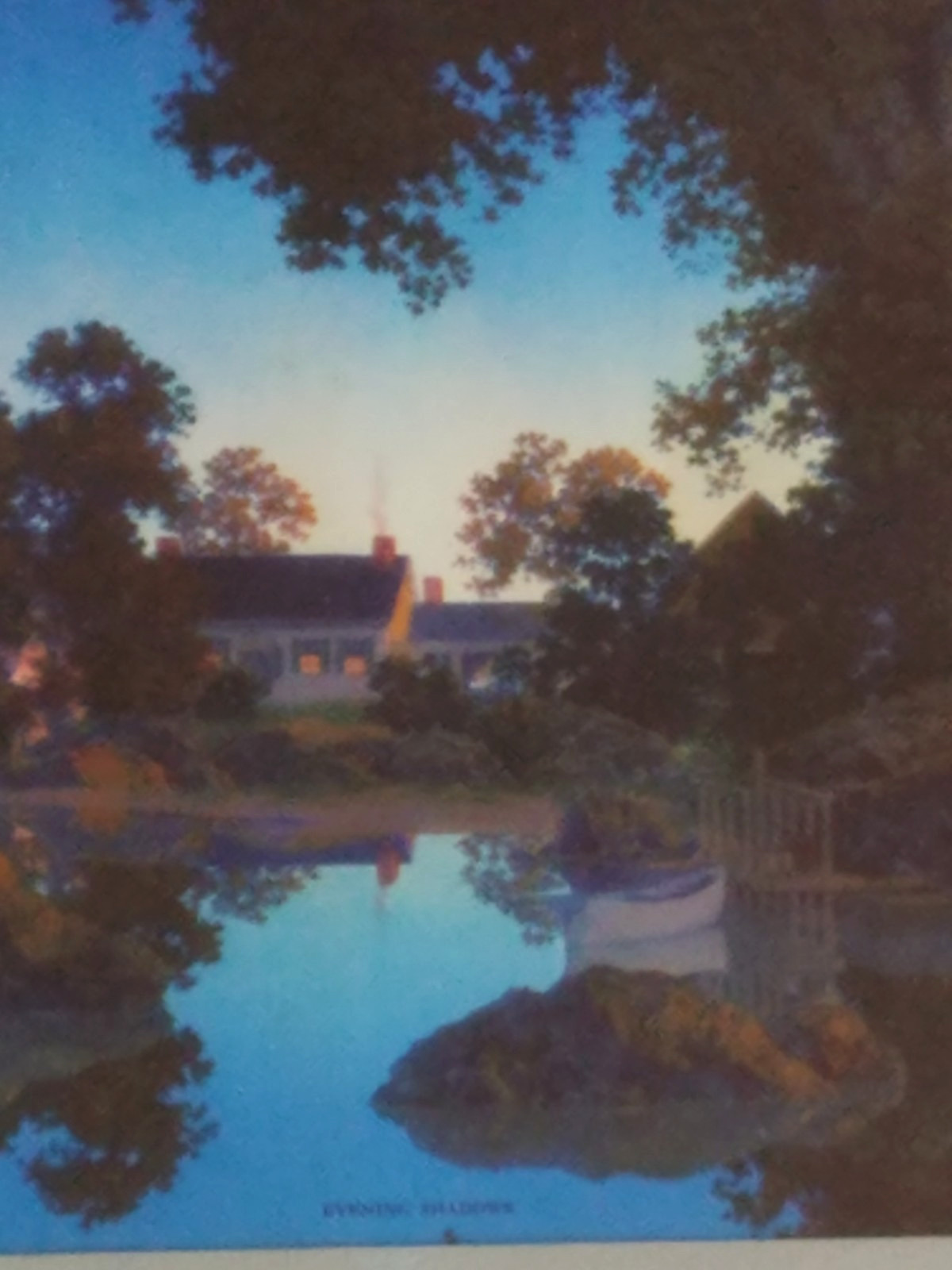 Original Maxfield Parrish Calendar *EVENING SHADOWS* Complete c1953