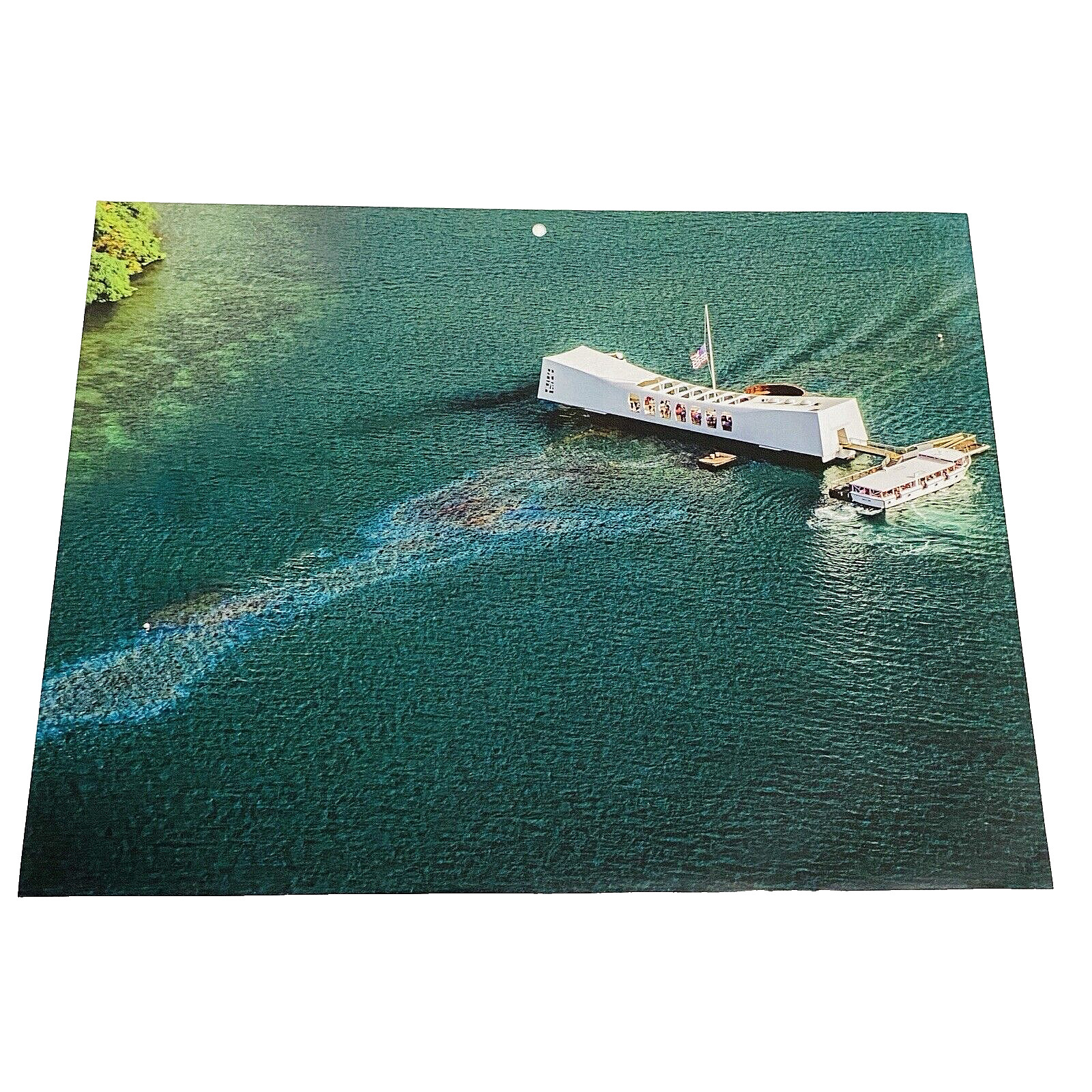 Calendar Image Hawaii Pearl Harbor War Memorial WW2 Ocean Collectors Gloss Paper