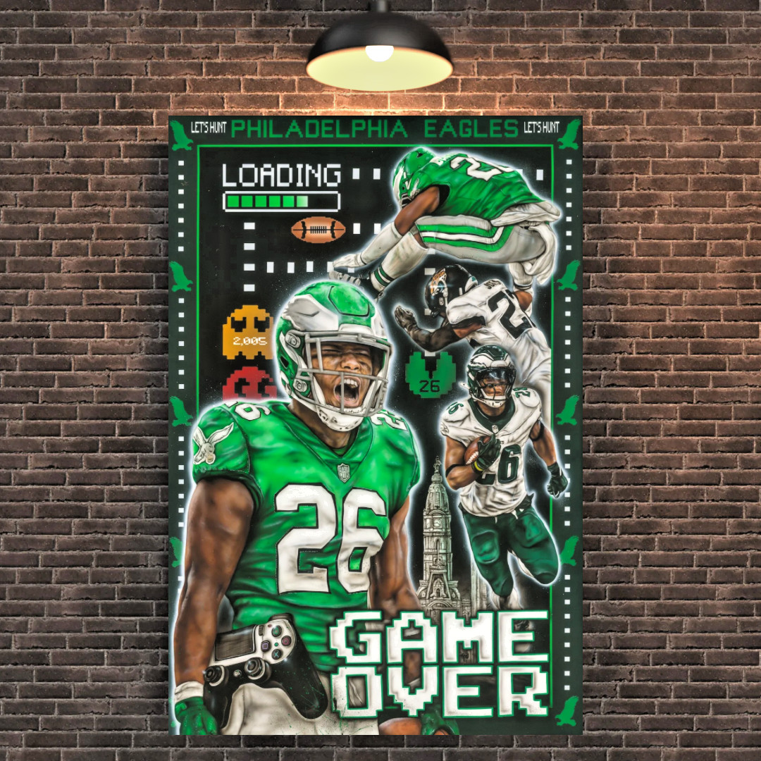 Philadelphia Eagles “Game Over” Limited Edition Print