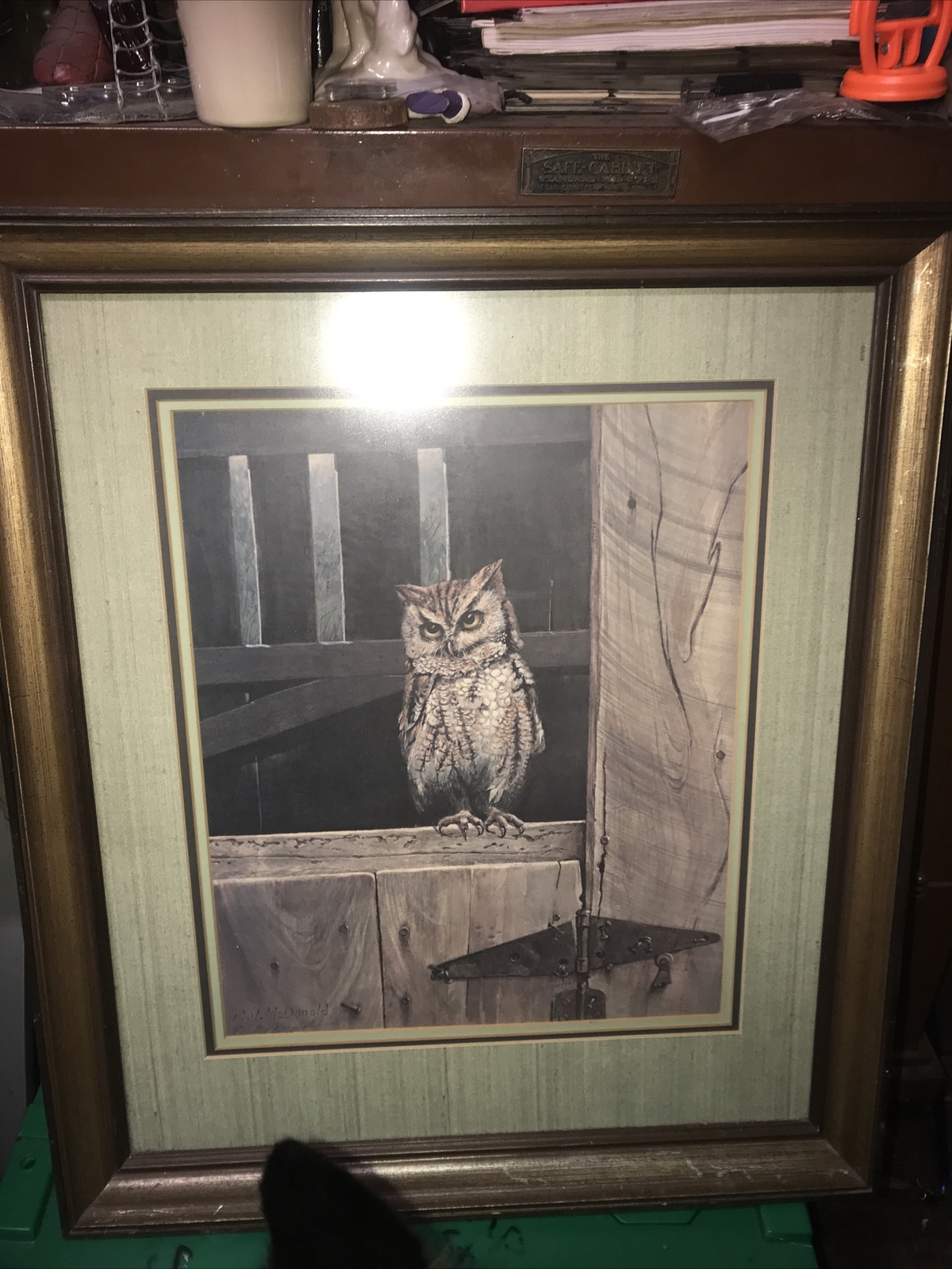 “Chairman Of The Board” Limited Edition Signed Owl Print by Ralph McDonald