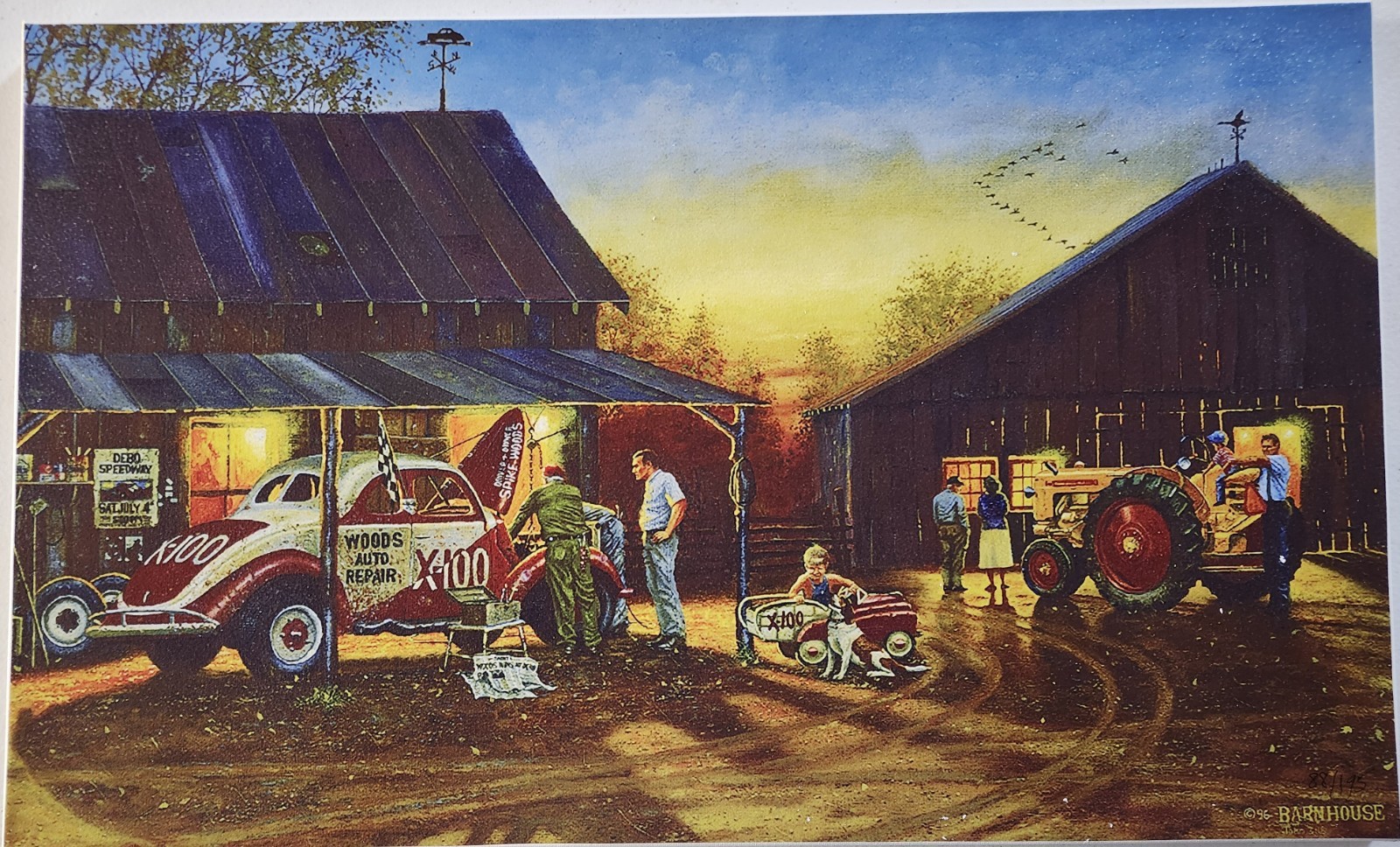 Saturday Night Special Master Edition Canvas w/ COA (88/195) by Dave Barnhouse
