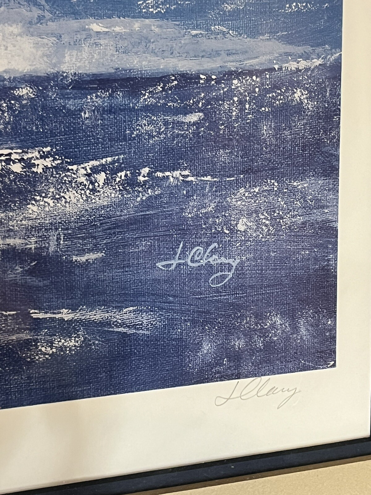 Rare Signed Jim Clary Lithograph, Stars and Stripes 1987 /1000 Sailing Framed