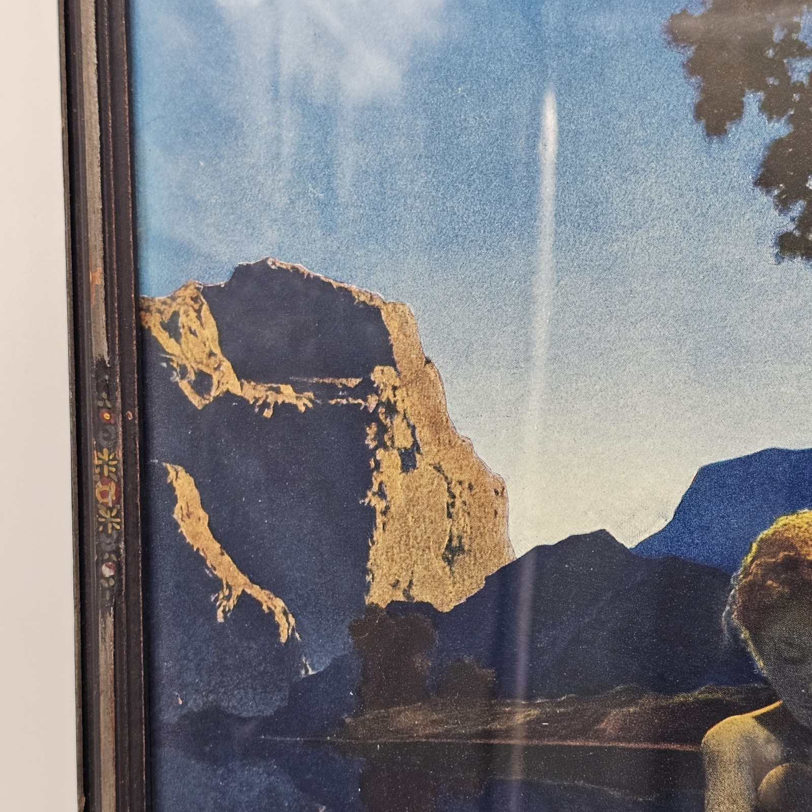 Maxfield Parrish “Evening” — Reinthal & Newman, N.Y. — Vintage 1920s Print