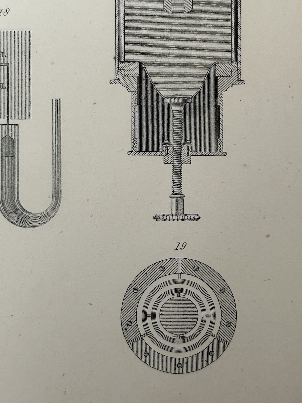 Antique Print Barometer 1877 Victorian Weather Engraving Scientific Apparatus