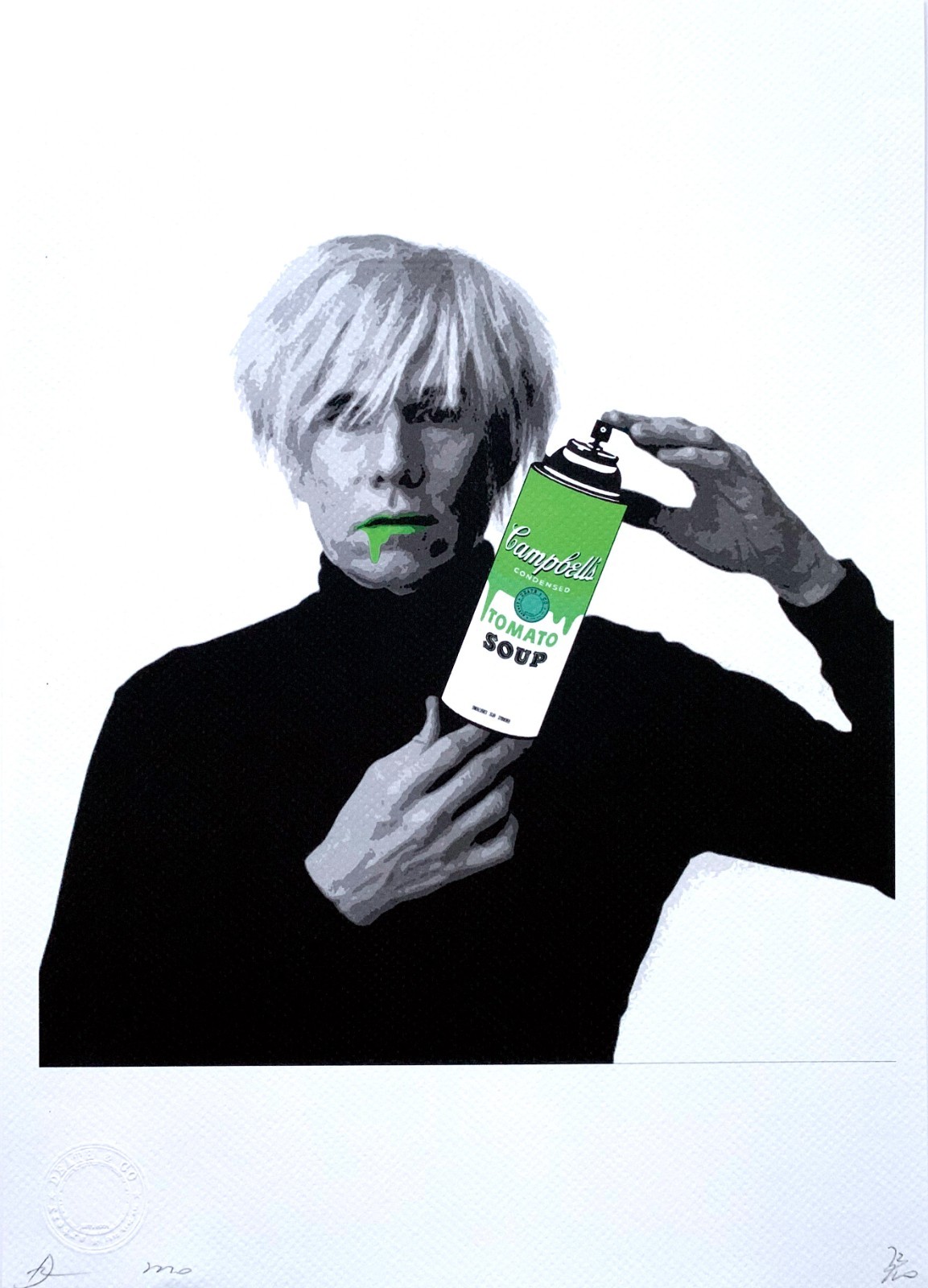 Death NYC “Warhol” original signed limited edition print with COA