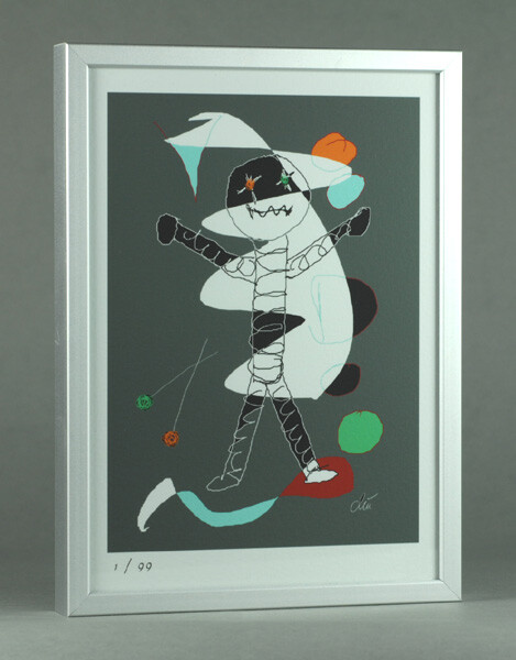 JACQUELINE DITT – The Voodoo Thing ltd.sign .original print graphic framed