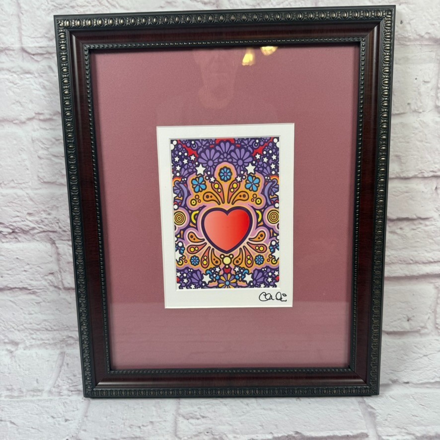 Houston’s Uncle Charlie’s Celebrated Heart Signed One-of-a-kind Art Framed Print
