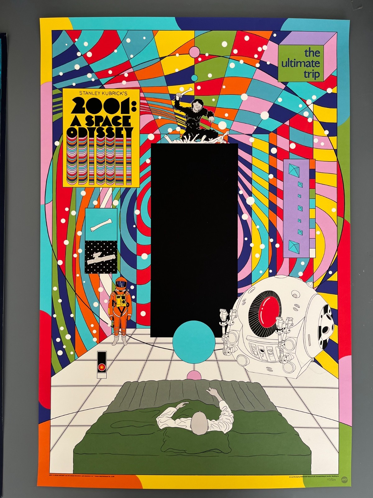 2001 A Space Odyssey by Murugiah Poster Print Mondo Stanley Kubrick
