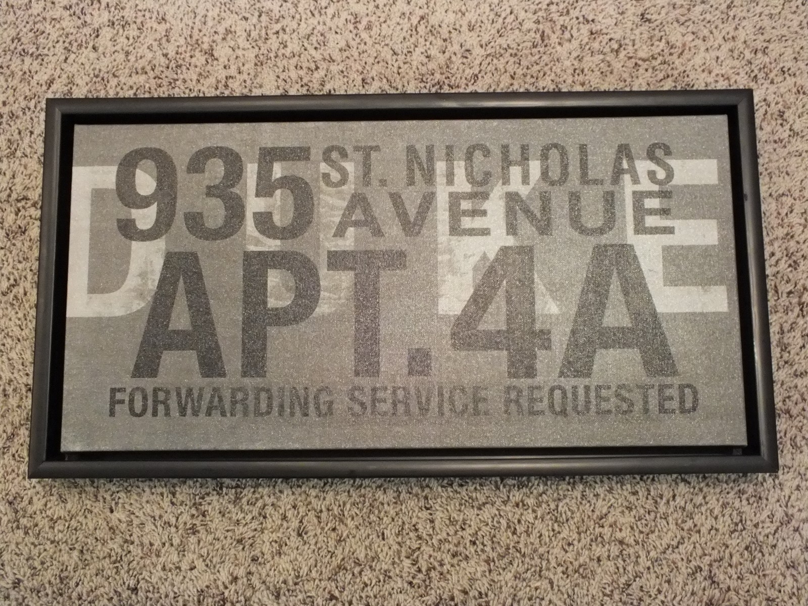 DUKE ELLINGTON JAZZ LEGEND 12 x 24 Canvas Street Address Sign, Historic Landmark
